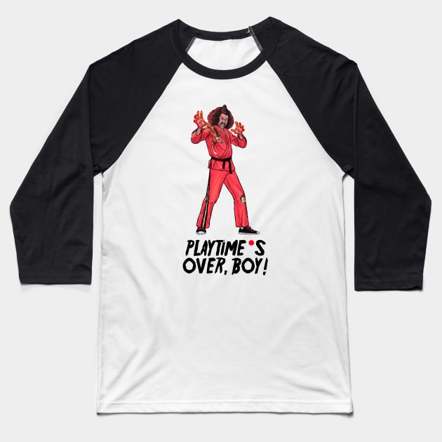 Playtime's Over, Boy! Baseball T-Shirt by PreservedDragons